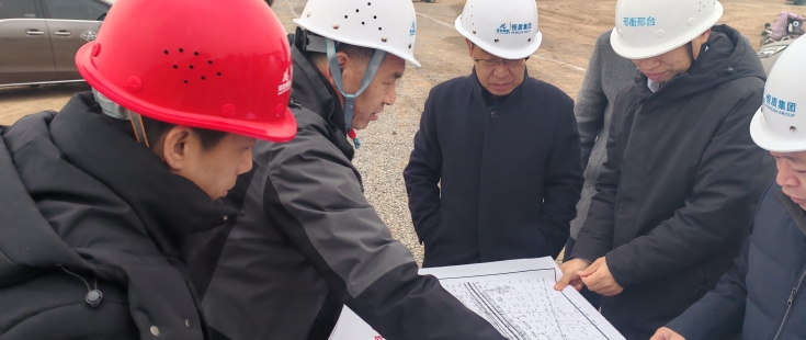 韩玉祥到邢衡高速公路邢台段增设滏阳互通工程督导检查复工复产工作